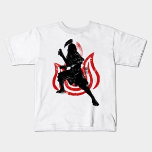 Crimson Fire Nation Kids T-Shirt